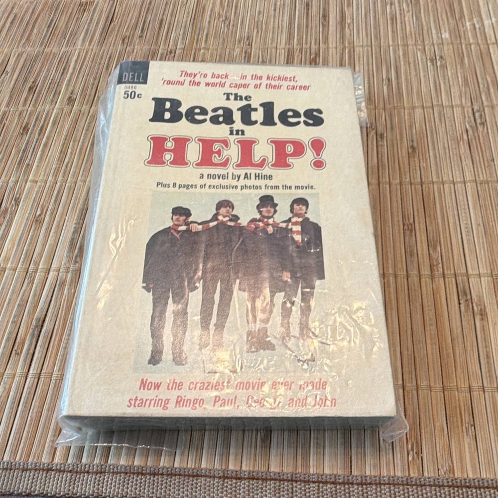 Dell The Beatles in Help! Paperback Novel by Al Hine Film/TV Adaptation