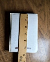 Cambridge Crystal Bible KJV White French Morocco Leather Vintage In Box UNUSED