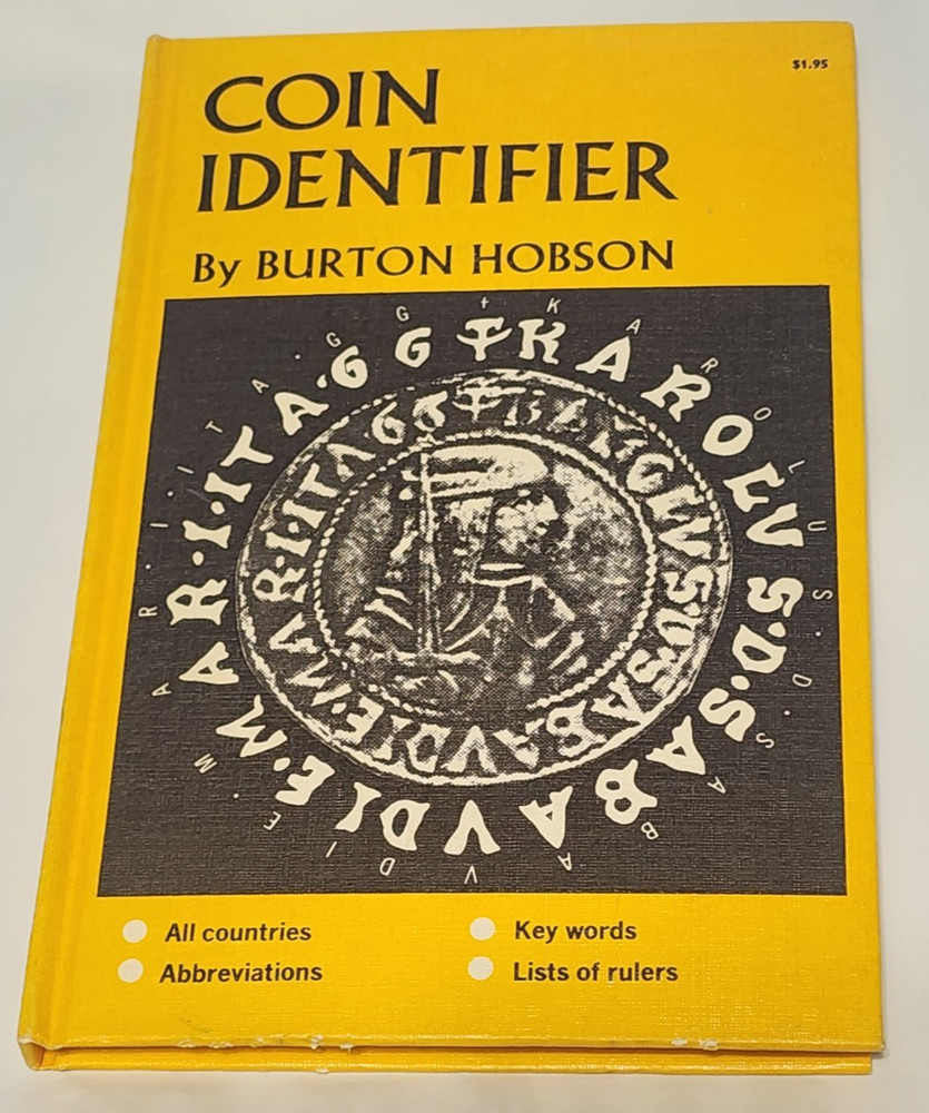 Coin Identifier by Burton Hobson 1966 Vintage Hardcover Book 88 Pages