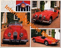 JAGUAR HBDJ SS100 MARK V XK120 C-TYPE D-TYPE XK150 E-TYPE XJ6 MARK II LINDNER-NO