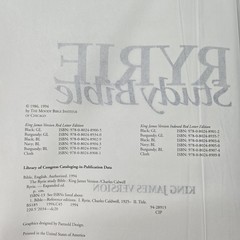 The Ryrie KJV Study Bible Hardcover Red Letter [King James Version]