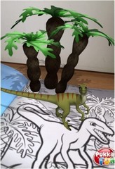 Dinosaurs & Baby Animals – Interactive Coloring & Activity Book4D Set of 2 Book