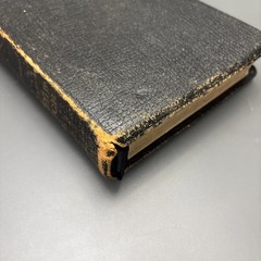 Vintage Holy Bible Black Hand-Grained Morocco Leather Lined Cambridge England