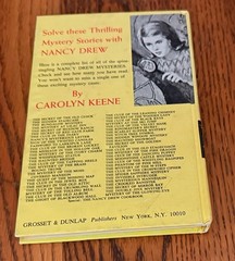 Nancy Drew #16 The Clue of the Tapping Heels 1969 White Endpapers