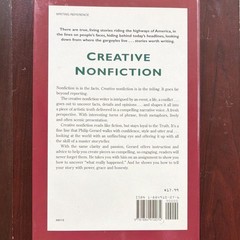 Philip Gerard Creative Nonfiction HC DJ, 1st Ed 1996 Story Press Writing.