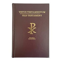 Bible Latin/English The Old Testament Volume 1 Vulgate & Challoner Rheims