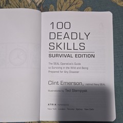 Clint Emerson 100 Deadly Skills: Survival Edition Trade PB 2016 Illustrated