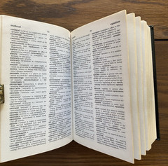 The New Little Oxford Dictionary Real Leather Made in England 1989