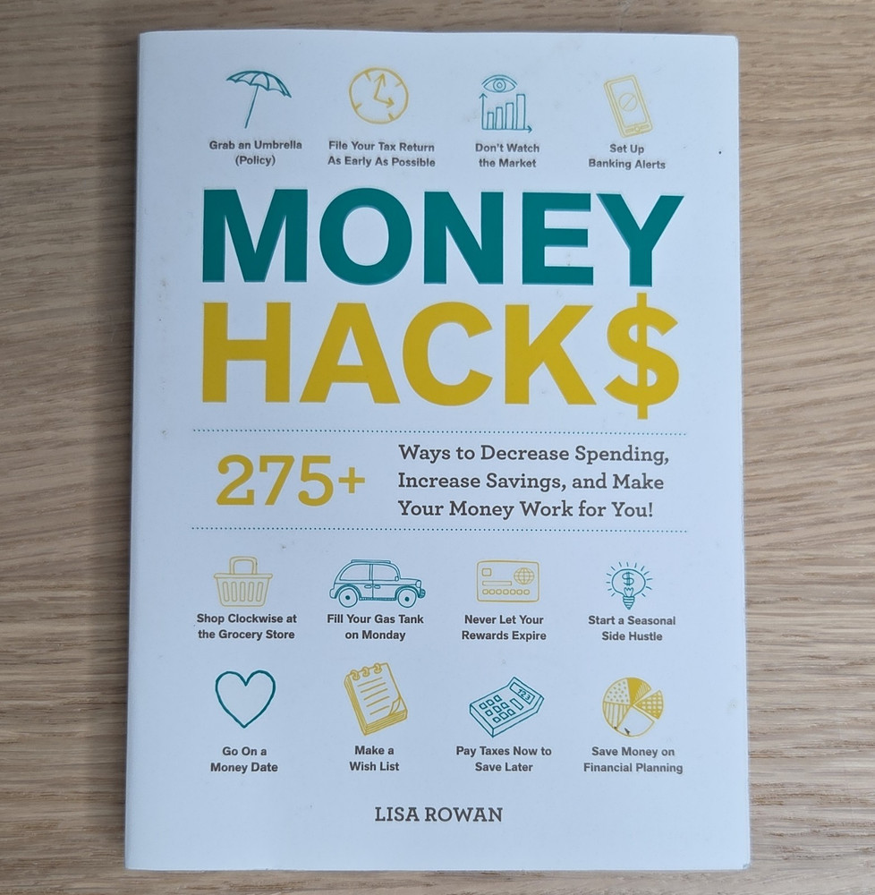 Adams Media Money Hacks by Lisa Rowan Trade Paperback Personal Finance Guide