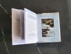 Two 3.5 In Miniature/Travel Books „The Journey Within” &”The Ten Commandments”