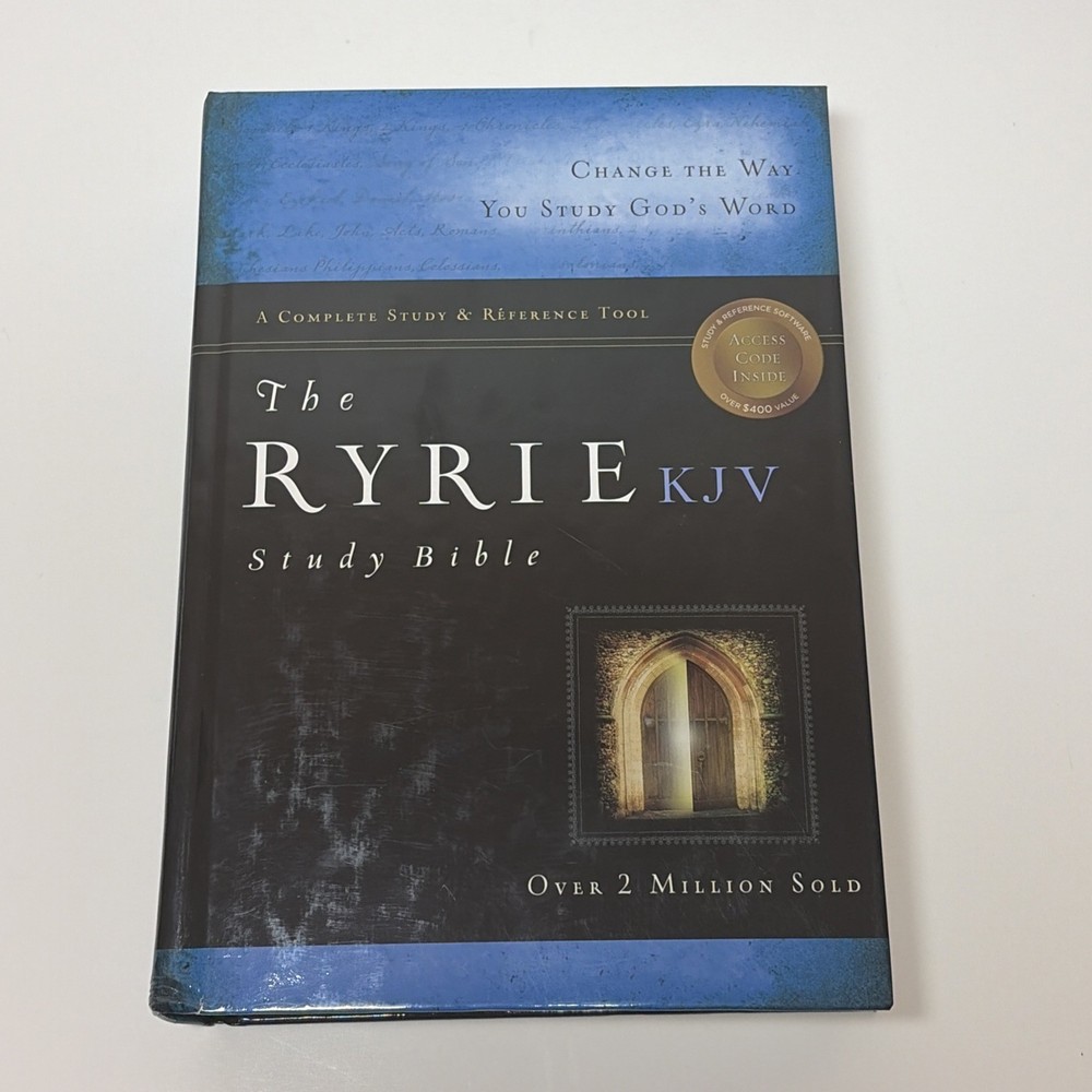 The Ryrie KJV Study Bible Hardcover (King James Version) Red Letter