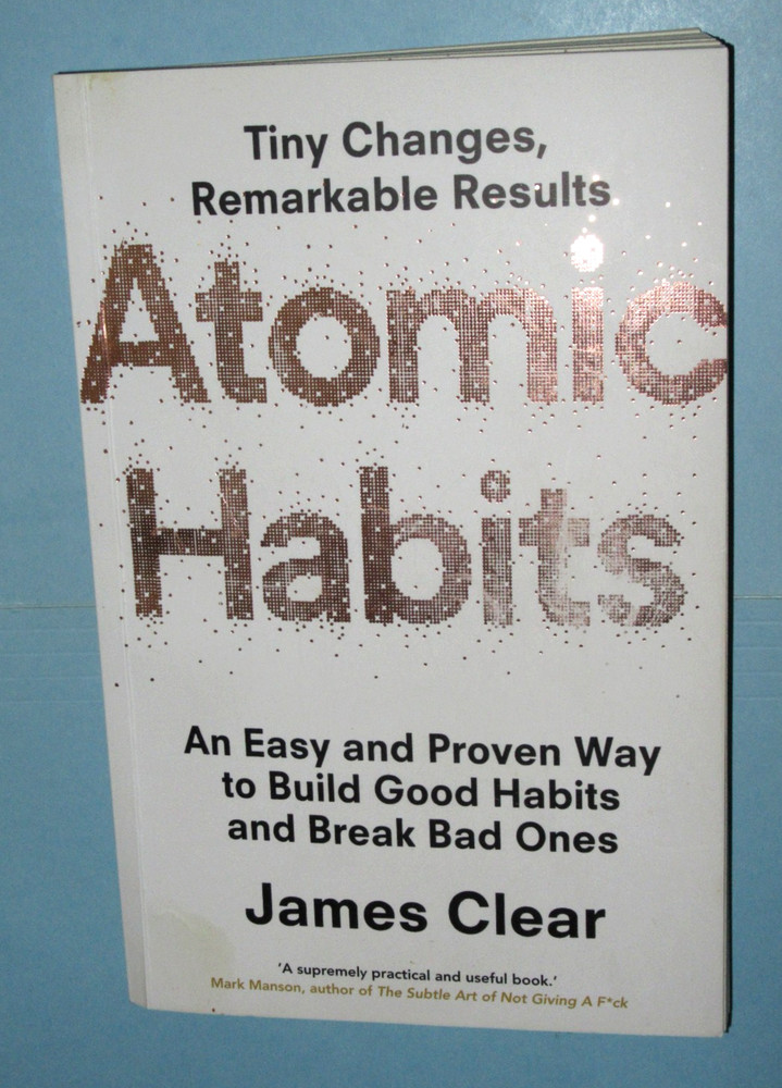 ** „ATOMIC HABITS” by James Clear ~ Original UK Penguin Edition 2018 ~Fine Cond.