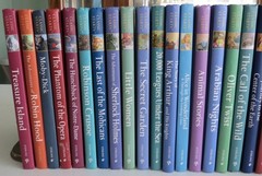 LOT OF 38 DIFFERENT CLASSIC STARTS HARDCOVER BOOKS CHILDREN NOVELS HOME SCHOOL