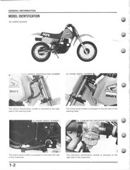 HONDA XR80R XR100R Motorcycle Service Manual 1985-1997 – WIRE BOUND – COVERS