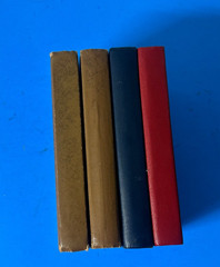Hymns Brown Red Blue 4 vols Church of Jesus Christ Mormon Pianist 1948 Enlarged