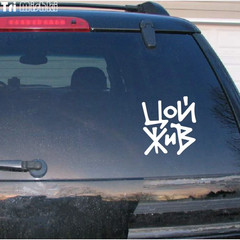 Tri Mishki HZX408# 16.4*15Cm Victor Tsoi Is Alive Car Sticker Funny Auto Car Sti