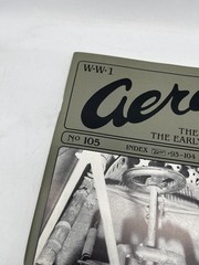 WW1 Aero The Journal of the Early Aeroplane July 1985 No. 105 WWI Pics Drawings