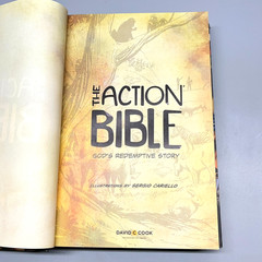 The Action Bible God’s Redemptive Story Illust Sergio Cariello 2020 1st Edition