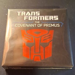 Transformers: The Covenant of Primus Deluxe Hardcover by Justina Robson 2013 NIS
