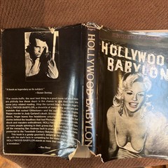 Hollywood Babylon By Kenneth Anger Hardcover With Dust Jacket
