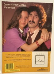 MINT! The Official Valley Girl Coloring Book (1982) Moon Zappa and dad Frank