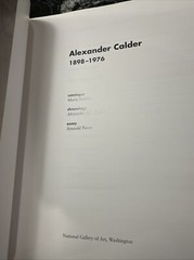 Alexander Calder 1898-1976 Art Book National Gallery Exhibition 1998 Printing