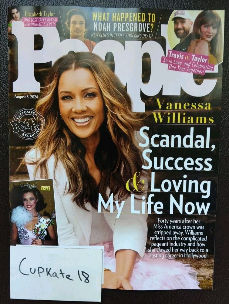 People Magazine August 5 2024 VANESSA WILLIAMS Cover Taylor Swift New w/Label