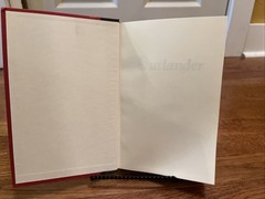 Diana Gabaldon – Outlander FLAT SIGNED BP 1st Edition 5th Printing Book 1 – 1991