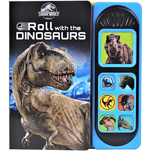 Jurassic World – Roll with the Dinosaurs Sound Book – PI Kids (P – VERY GOOD