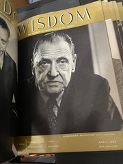 WISDOM Magazine 1957 Lot Of 8 Volume Two Freud, Roosevelt, Eisenhower