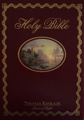 HOLY BIBLE, Thomas Kinkade; Painter of Light, New King James Version, Red Le…