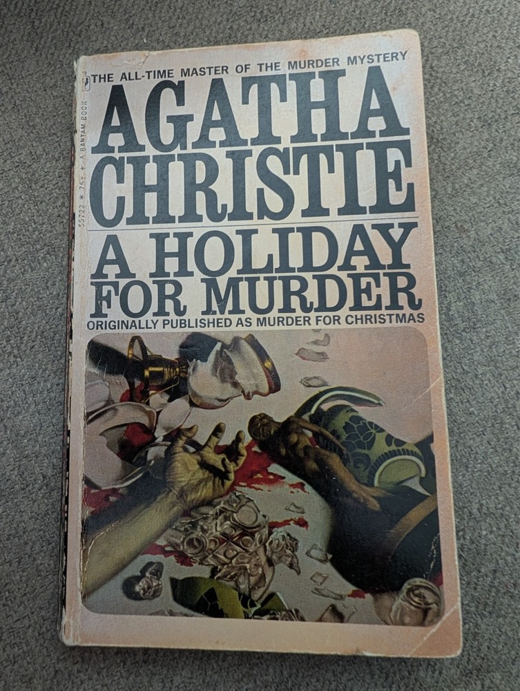 A Holiday for Murder by Agatha Christie – Poirot – Bantam Paperback 1973