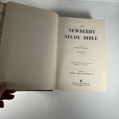 The Newberry Study Bible Large Type Reference Edition Vol 1 Genesis-Song Solomon