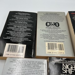 Stephen King Paperback Signet Lot Dead Zone Cujo Night Shift Dark Half Firestart