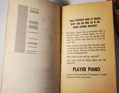 Kurt Vonnegut Slaughterhouse Five 1971 & Player Piano 1974 First Dell Paperbacks