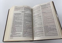 HOLY BIBLE NKJV Red Letter Nelson Dictionary Concordance Burgundy 1980 