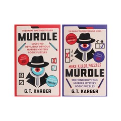 Murdle Puzzle Series By G.T Karber 2 Books Collection Set – Fiction – Paperback
