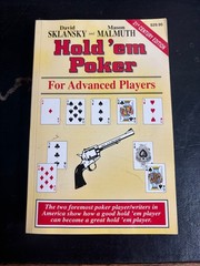 Hold ’em Poker For Advanced Players Sklansky Malmuth 1999 21st Century Edition