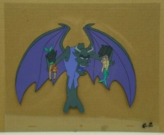 The OZ Kids Original Animation Production Cel & Copied Background (24-6)