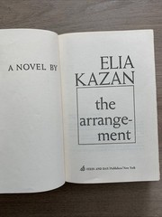 The Arrangement ELIA KAZAN 1967 Hardcover w/ Dust Jacket 544 Pages