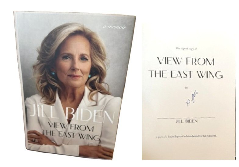 View From the East Wing Jill Biden ✎ SIGNED Special LMT First ED Book NEW + COA