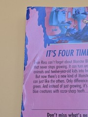 Goosebumps #62 Book Monster Blood IV First Edition R.L.Stine