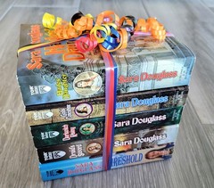 THE TROY GAME COMPLETE SERIES # 1-4 SARA DOUGLASS & THRESHOLD ALL 1ST EDITIONS