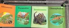 Rare 80s Vintage Lot Of 10 Rourke Hardcover Dinosaur Library Series Books