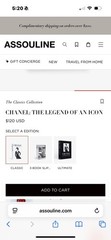 Assouline CHANEL: The Legend of an Icon Hardcover Illustrated Book