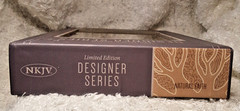 NKJV Bible Large Print Personal Reference Designer Series Natural Faith NIB