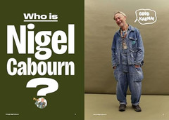 [NEW] VINTAGE NIGEL CABOURN Book English, Japanese, Chinese 3 Languages Japan