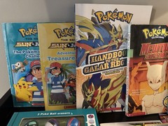 Pokemon Books, Stickers And 100 Cards