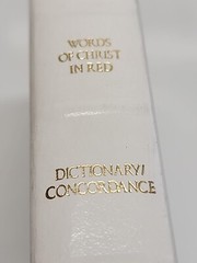 HOLY BIBLE Regency Words of Christ in Red Nelson Pub. King James Version 1977