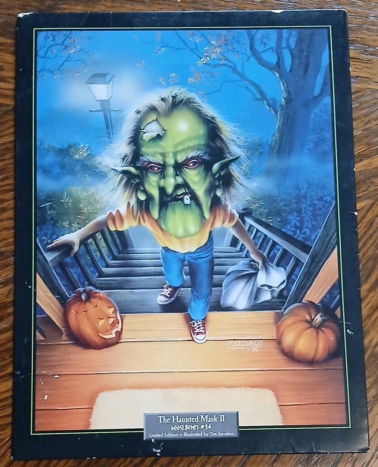 Goosebumps #36 The Haunted Mask II Tim Jacobus Limited Edition Print 1997 Stine